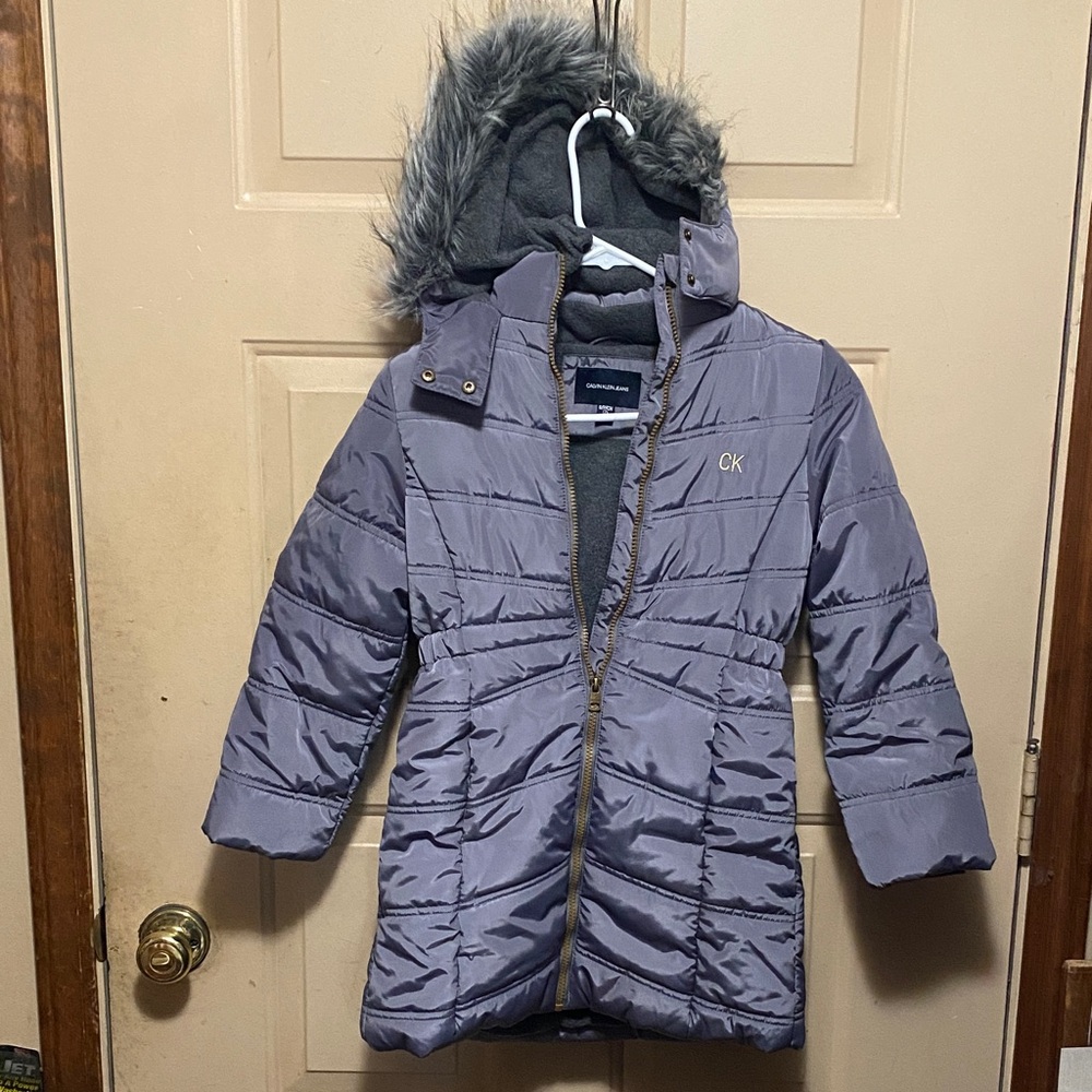 Calvin Klein Kids Lavender Puffer Jacket
